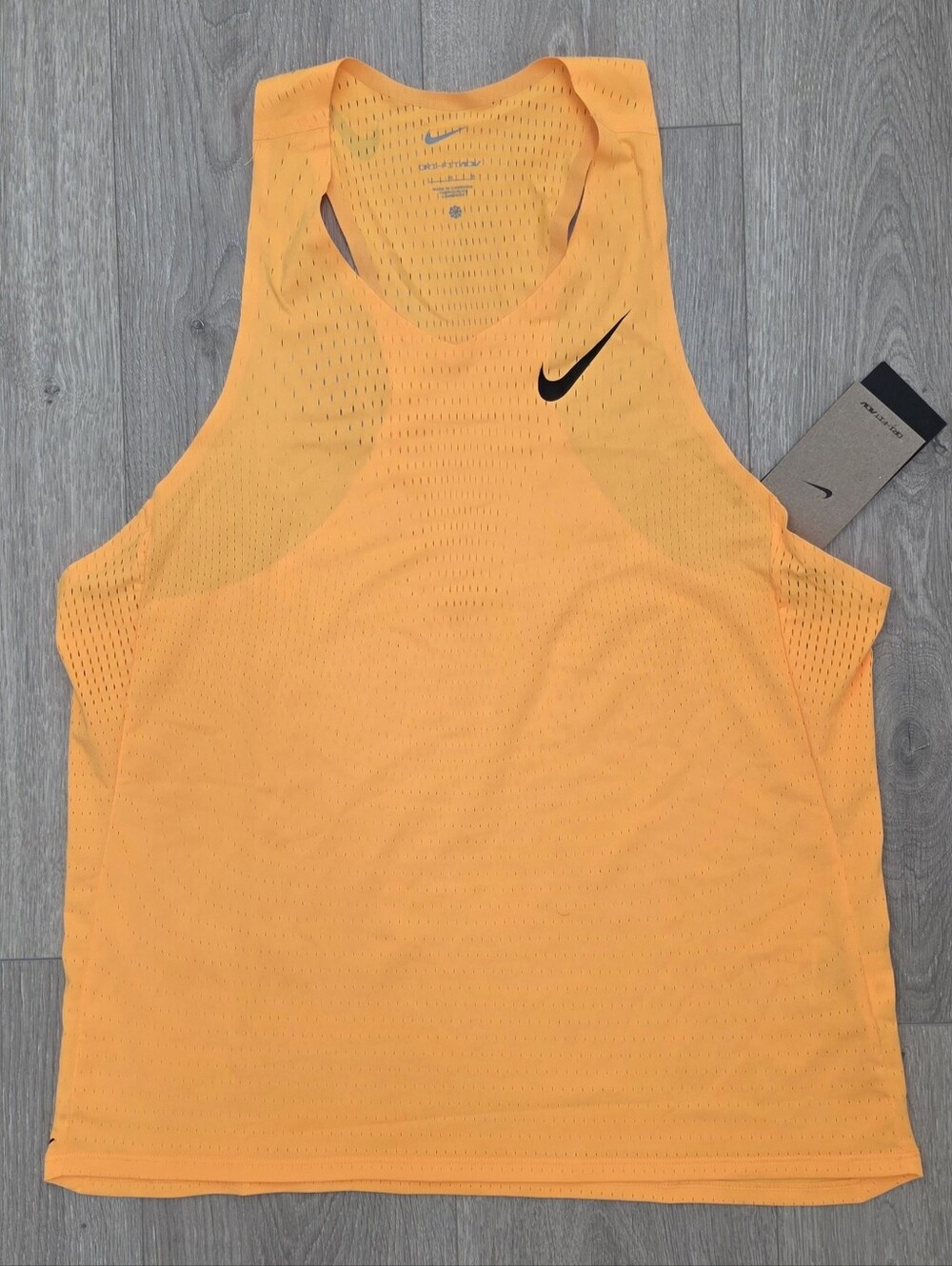 Nike AeroSwift Dri-FIT ADV Running Racing Singlet FN4231-845 Mens L NWT MSRP $95